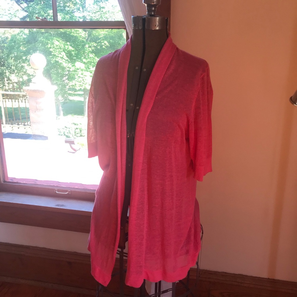 Pink Anne Taylor cardigan